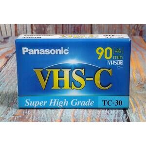 Panasonic VHS-C Super High Grade TC-30 Compact Videocassette